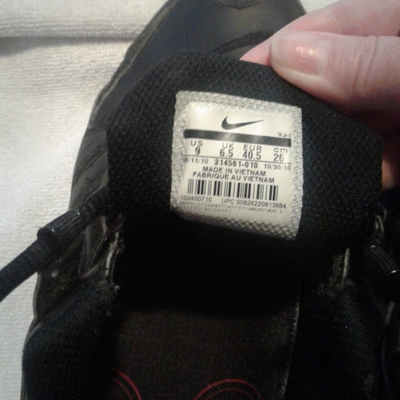 Nike Shox black and red woman u.s 9 - Picture 5 of 6